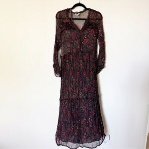 Sundance Boho Crinkled Dress Size Large